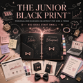 The Junior Black Print - Personalized Business Blueprint for Kids & Teens